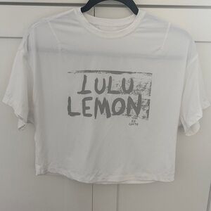 lululemon athletica White Crop Top